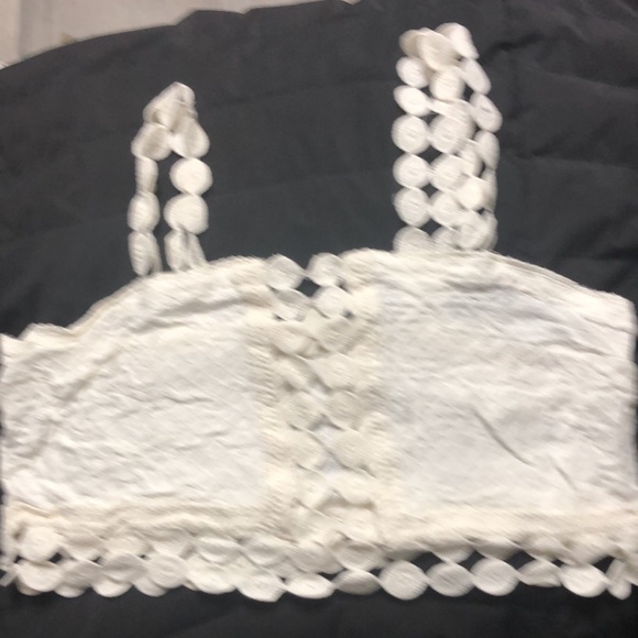 Free People Cream Lace Camisole Top - Picture 9 of 11